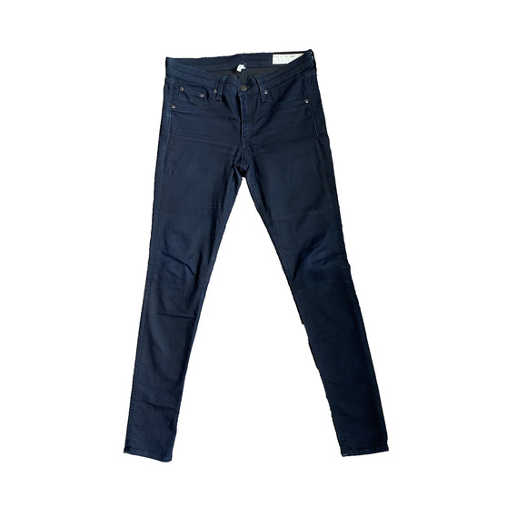 RAG & BONE Jeans Womens Sz 27 Midnight Blue Legging Skinny Stretch Casual Denim - Picture 1 of 14